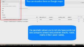 [Humanitarian-Android] Google Fusion Tables and visualisation