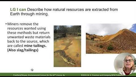 5.9 Impacts of Mining APES Lecture