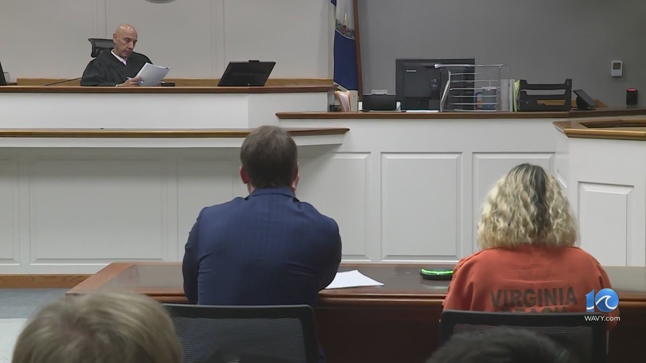 Bond denied for woman accused of killing elderly father in VB - YouTube
