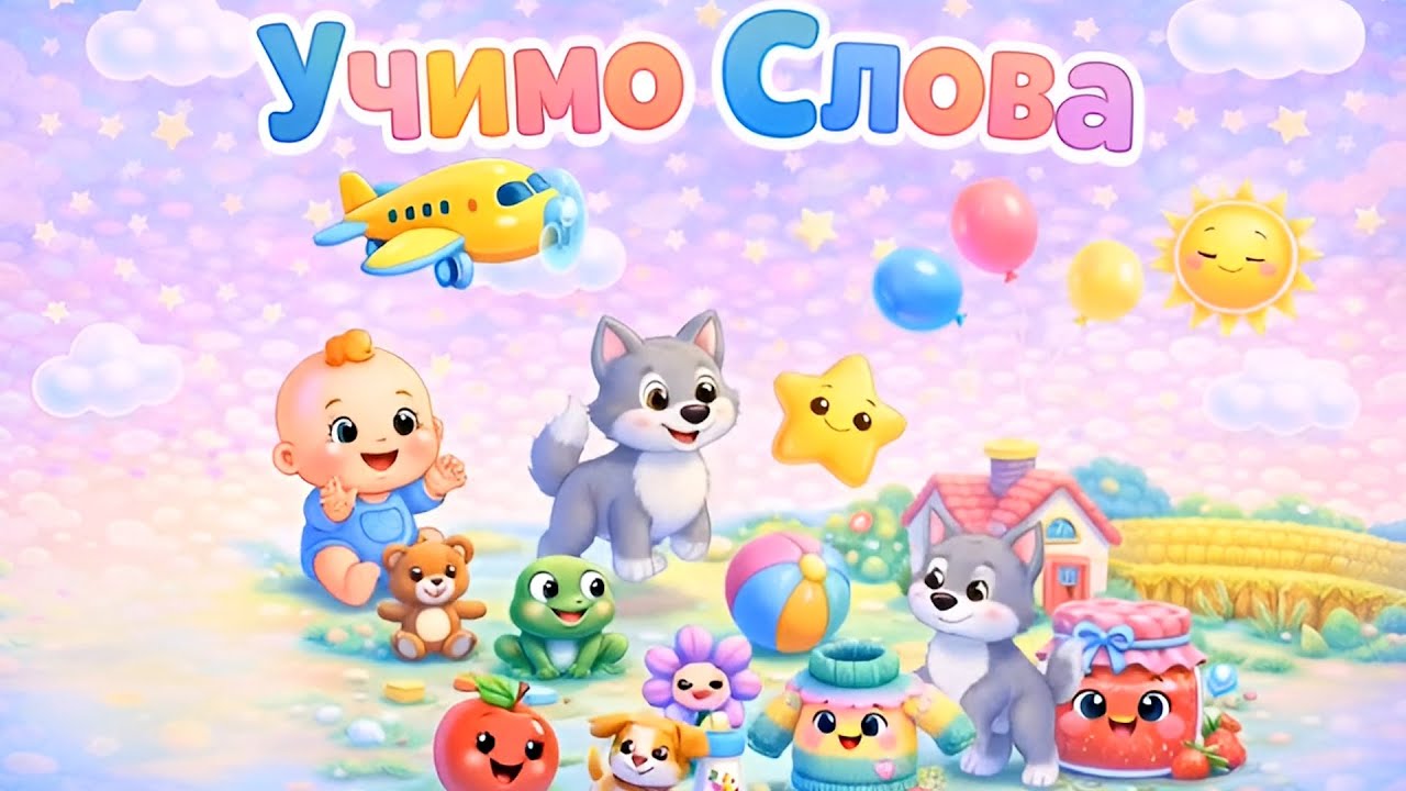 UCIMO SLOVA | Dječiji Edukativni Video | Azbuka | Slova kroz Slike (Crtani)