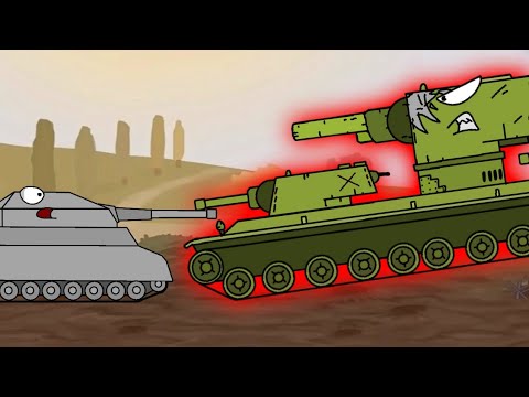 Видео: Кв 6 vs Ратте | Подмога Тг-5 - Мультики про танки
