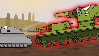 Кв 6 vs Ратте | Подмога Тг5  Мультики про танки