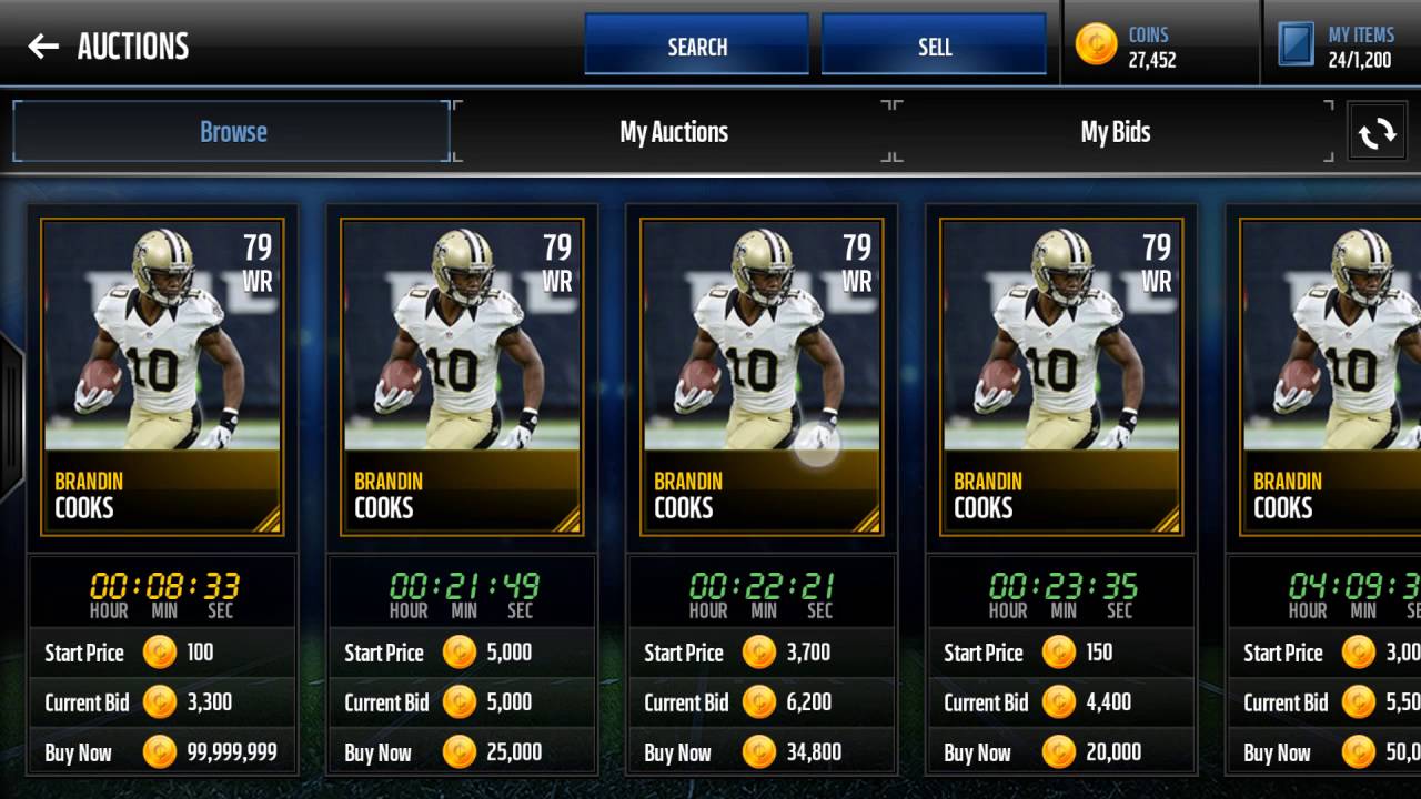 Best Offensive Players Madden Mobile 17 YouTube