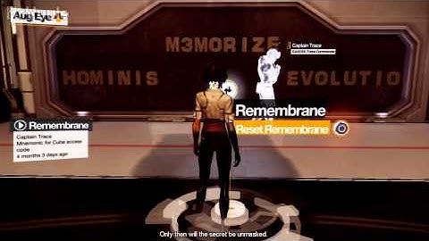 Remember Me - Conception Cube Access Code Solution (Hominis / M3morize / Evolutio) [Riddle #2/3]