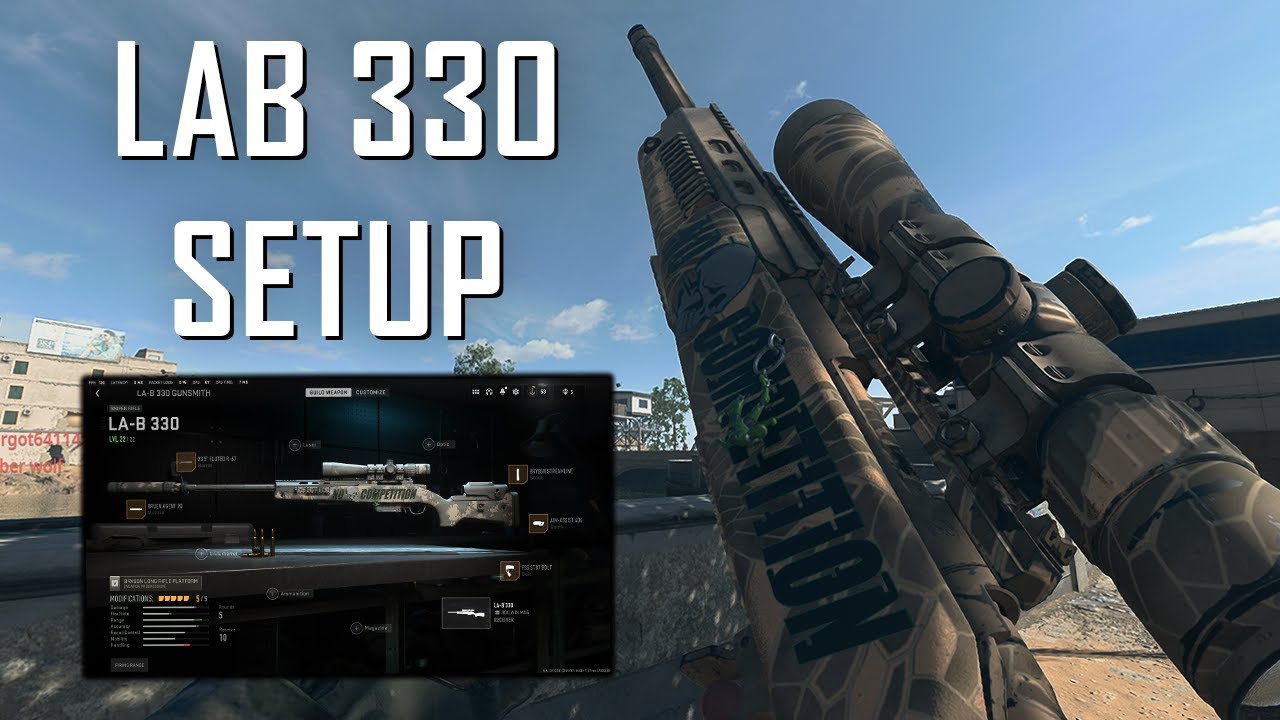 The MAX LEVEL LAB 330 Sniper in Modern Warfare 2 YouTube
