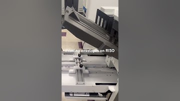 Variable data printing on envelopes with RISO inkjet