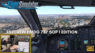 FS2Crew for MSFS 2020 | Realistic Approach and Landing Procedure GMMX Marrakech PMDG Boeing 737-800