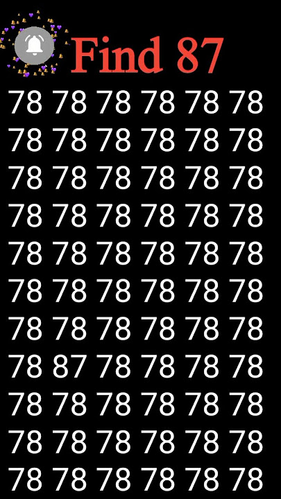 Find 87 #guessnumber #shorts 89M #viral #video @hajoveer