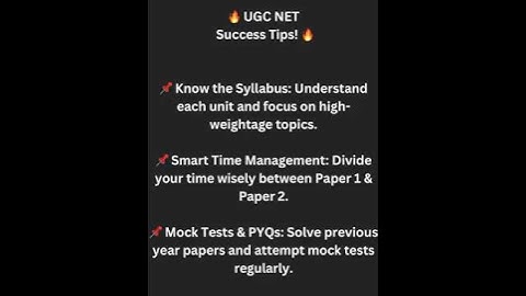 Top UGC NET Exam Tips to Crack in First Attempt | Study Plan & Strategies.