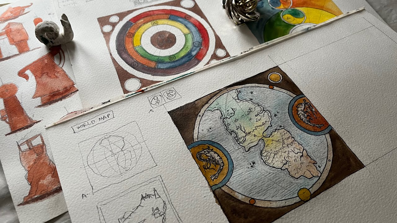 Fantasy World Map (Live Worldbuilding pt2) / let's...068