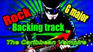 backing treack - rock in g major, d major, em, c major