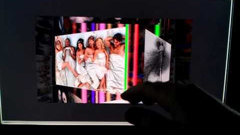 Photo browser with Leap Motion - tryout