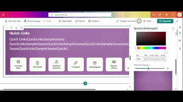 Modern SharePoint Quick Links Web Part (Sample 3) | Smart Navigation for SharePoint Intranet Portal