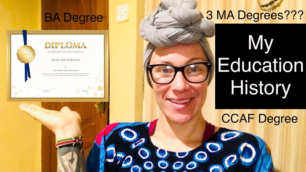 My Education History YouTube