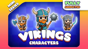 Vikings | 2D Animated Character || Spriter || #2dcharacteranimation #2dcharacter #2dcharacterdesign