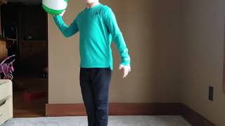 Balance Board Ball Toss