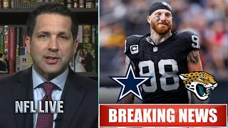 NFL LIVE | Adam Schefter latest on Raiders trade talk Maxx Crosby to Cowboys &amp; Jaguars