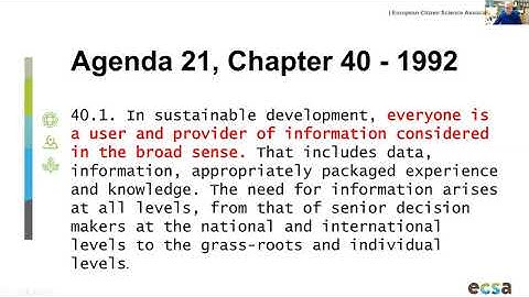 Using citizen science effectively within the Aarhus context (Aarhus MoP7 side event)