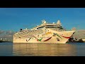 Norwegian Dawn and Carnival Pride Depart Tampa