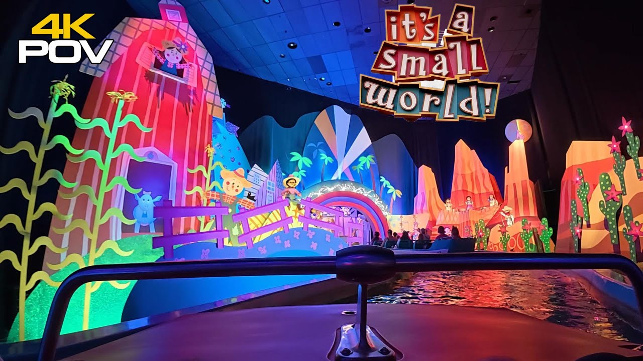 A World of Laughter Awaits… FULL 4K it’s a small world POV | Disneyland 2025