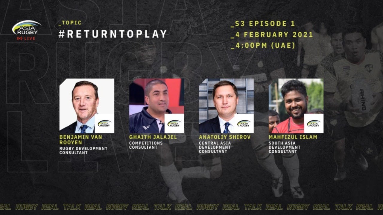 Asia Rugby Live S3 Episode 1 #ReturnToPlay