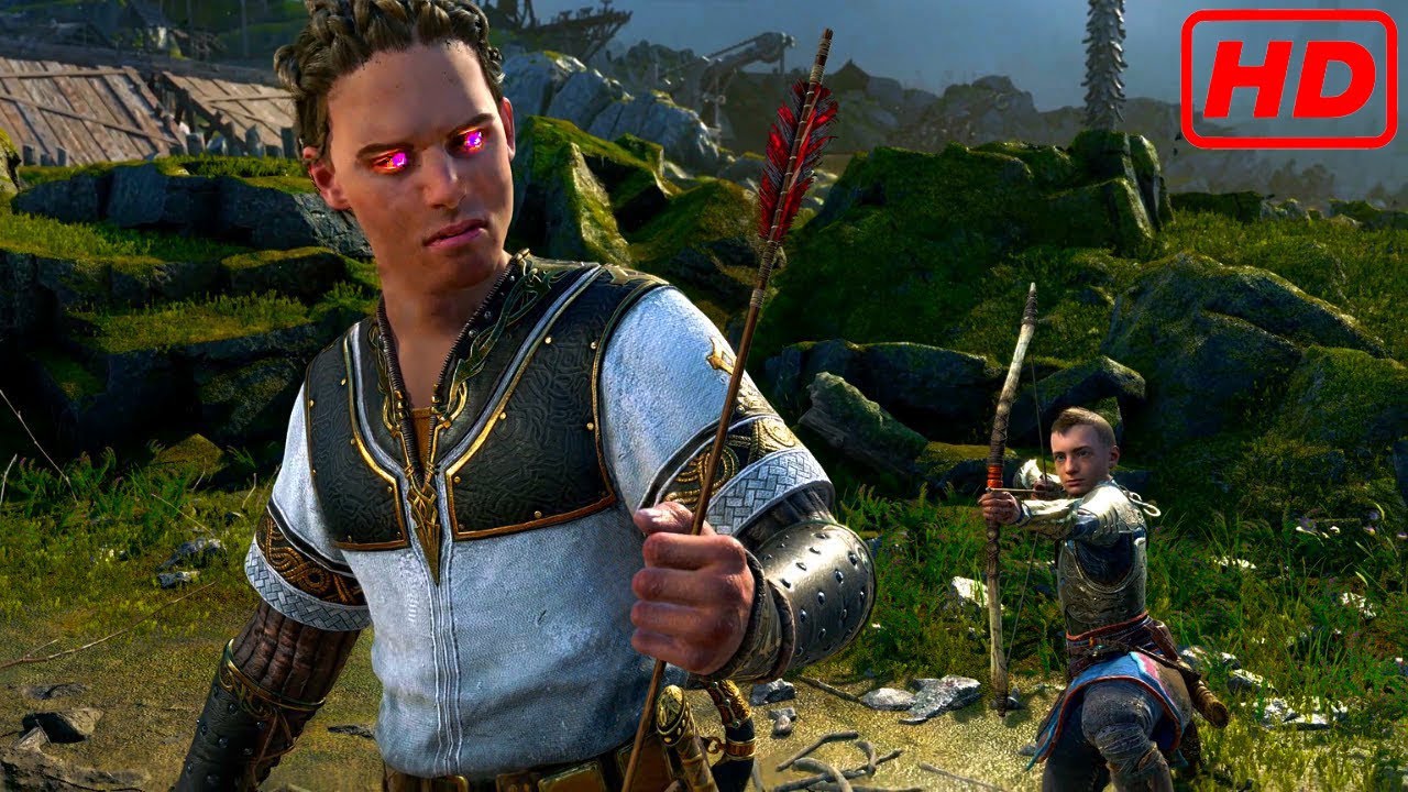 God Of War Ragnarok ( Atreus VS Heimdall ) YouTube