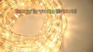 cut led rope splice