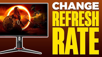 How To Change Refresh Rate On AOC Monitor