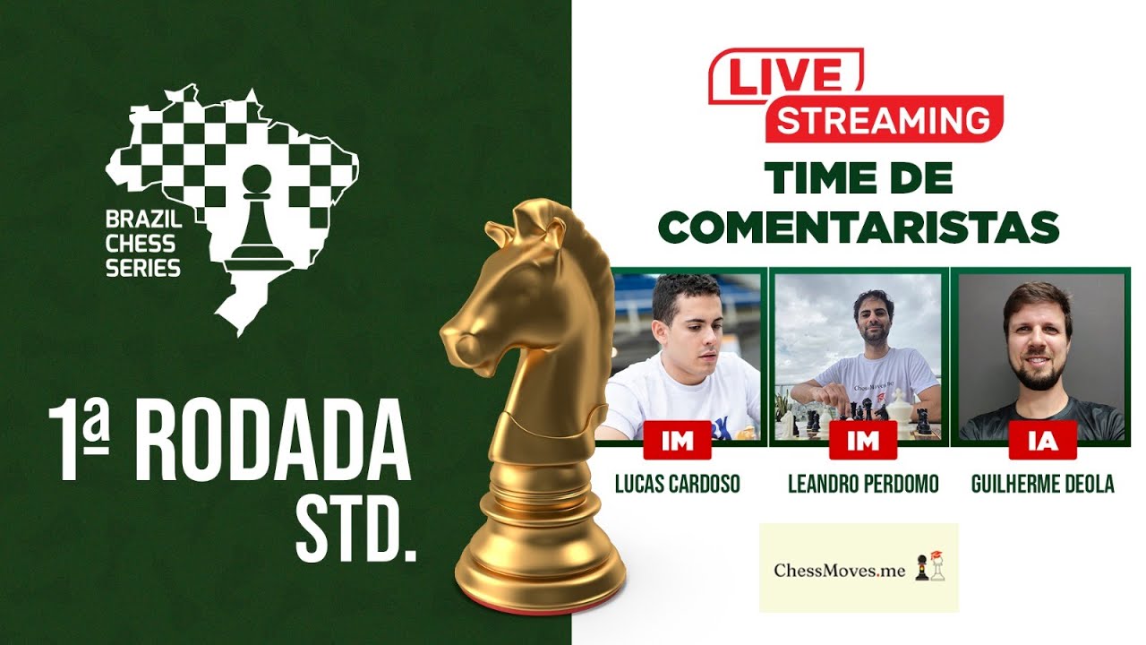1a Rodada BCS Floripa 2026 | Brazil Chess Series | Comentários IM Lucas Cardoso & IM Leandro Perdomo