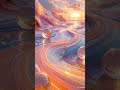 A river of light flowing through a dream. ✨💫 #DreamWorld #Fantasy #PastelSky #MagicLandscape #AIArt