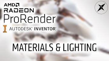 Materials & Lighting Setup 4/5 - AMD Radeon ProRender for Autodesk Inventor