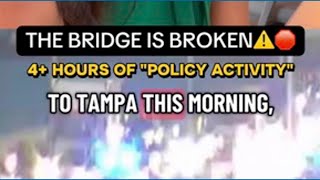 Police activity slows traffic on Howard Frankland Bridge for hours