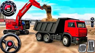 Road Builder Construction JCB 3D - City Highway Excavator Simulator - Android Gameplay screenshot 2