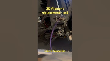 3D filament replacement pt2 - #3dprinting #3dprinterupgrade #3dprinting #tech #automation #3dprinter