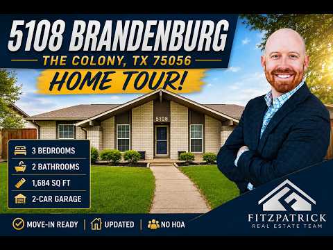 5108 Brandenburg Way, The Colony, TX home video tour