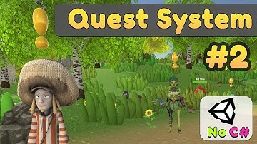 Unity Quest System (Visual Scripting Plus required) - Part 2: Receive , Collect Items , Return Quest