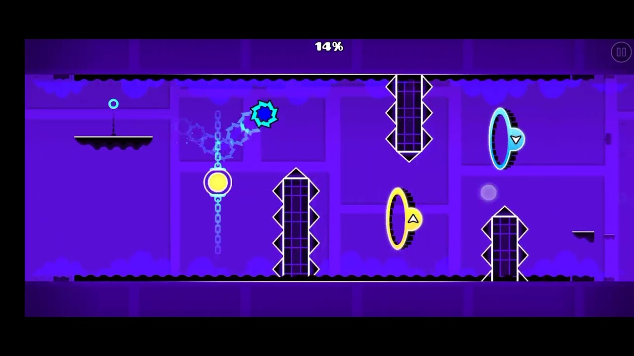 I play geometry dash lite ☺️ - YouTube