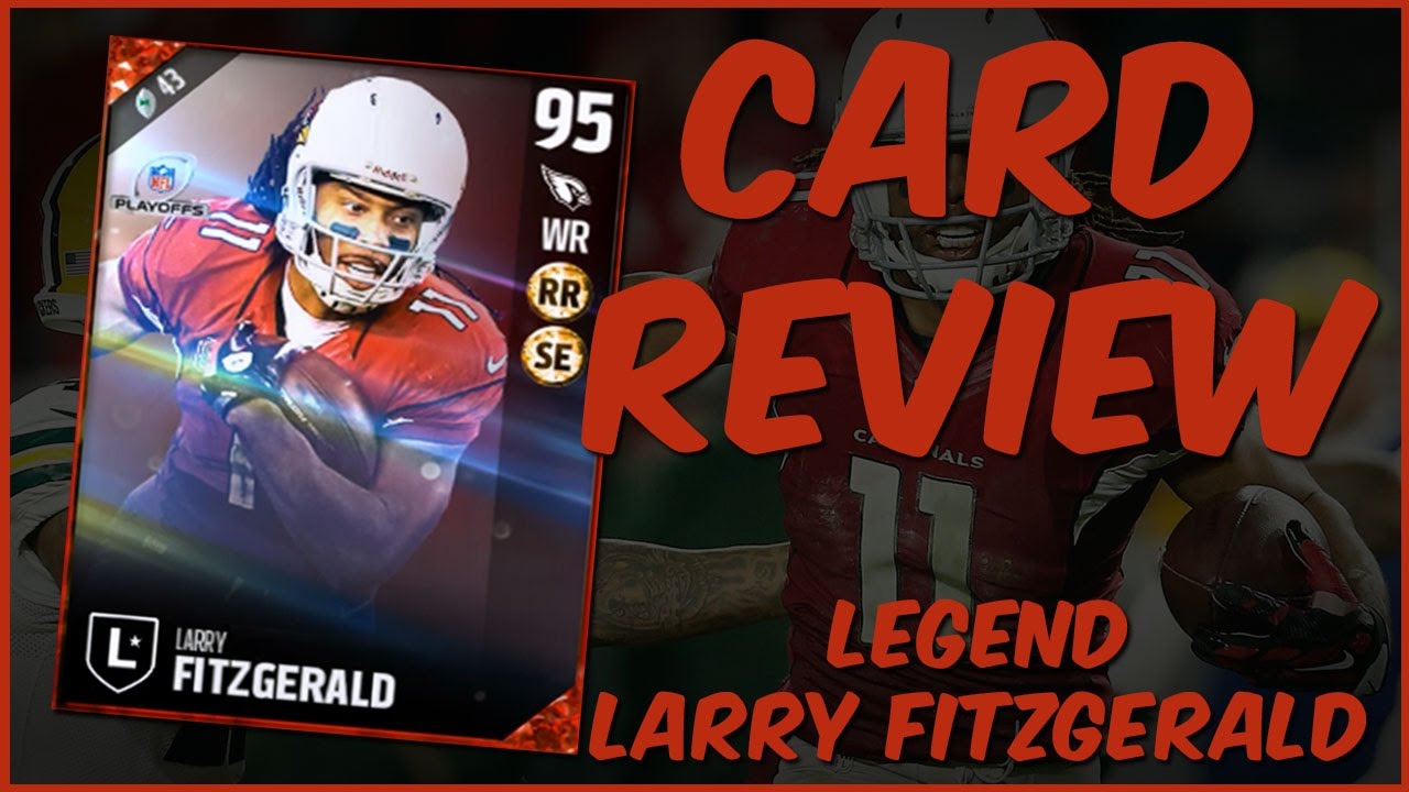 MUT 17 Card Review | Legend Larry Fitzgerald Gameplay + Card Review