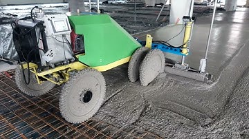 Laser Screed The Green LR3.0 Concrete Flooring robotic Machine