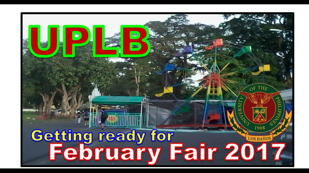 Carnival Rides setting up for UPLB's February Fair 2017 (Raw Video) YouTube