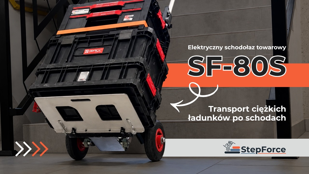 Prezentacja schodołaza towarowego StepForce SF-80S