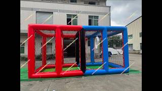 Obstacle-Avoidance Inflatable Drone Soccer Arena Frame Fence Air Drone Field Confrontation