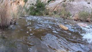 Ruta de senderismo por el Cañón de los Ojos de Luchena. Lorca.