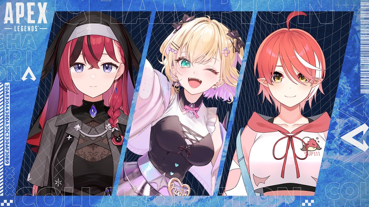 【 APEX 】ランクフルパ女子会だ！/こんこんちゃん、てとち【 ぶいすぽっ！胡桃のあ 】