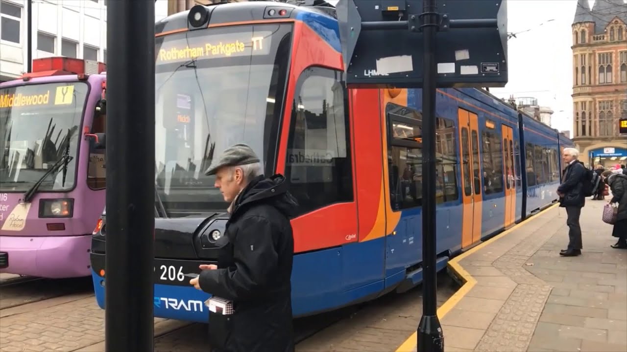 Sheffield Trams around the City and Round the Network