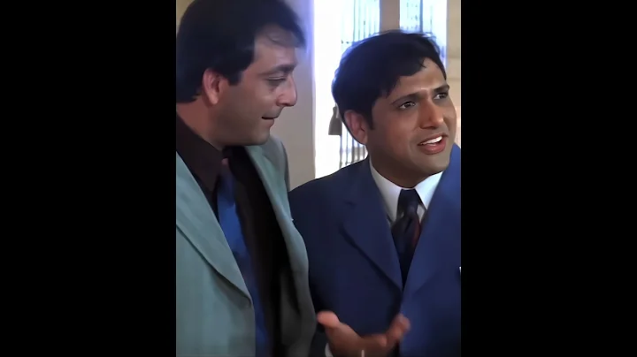 Two Legends Together🗿Sanjay Dutt And Govinda👿#ytshorts #viralshorts #trending  #attitude #dialouge