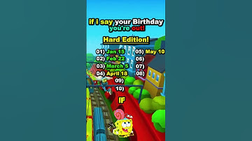 if  i say your birthday you