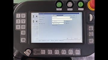 1-How to add a new program in the Panasonic welding robot teach pendant?