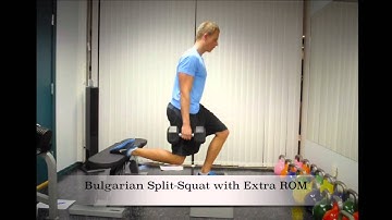 Exercise Index: Bulgarian Split-Squat with Extra ROM