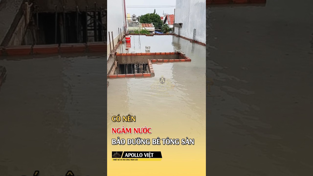 🤔 Ngâm nước để bảo dưỡng sàn bê tông? NÊN hay KHÔNG NÊN??